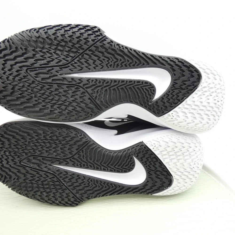 Nike Precision 7 Mens Basketball Shoes Black White Smoke Grey FN4322-005 Size 12